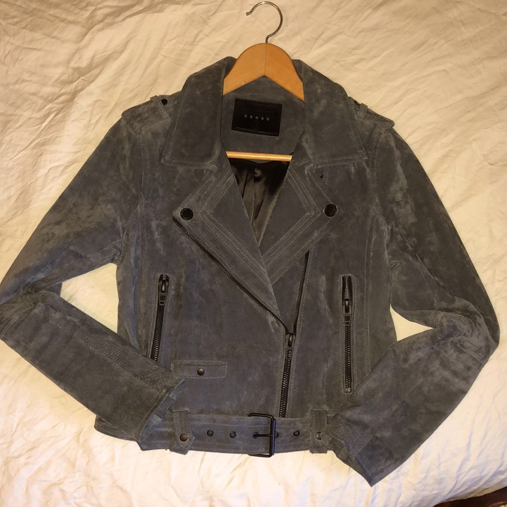 Blank NYC Suede Moto Jacket